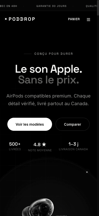 Version mobile — PodDrop